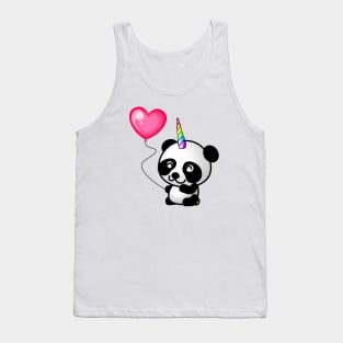 Cute Panda Licorn Tank Top